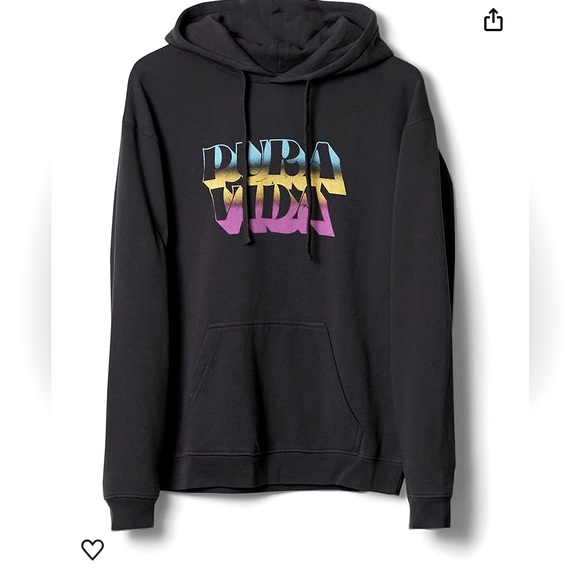 Pura Vida Tops - PRICE DROP Pura Vida Women Color Block Hoodie Pullover - XS super Petite